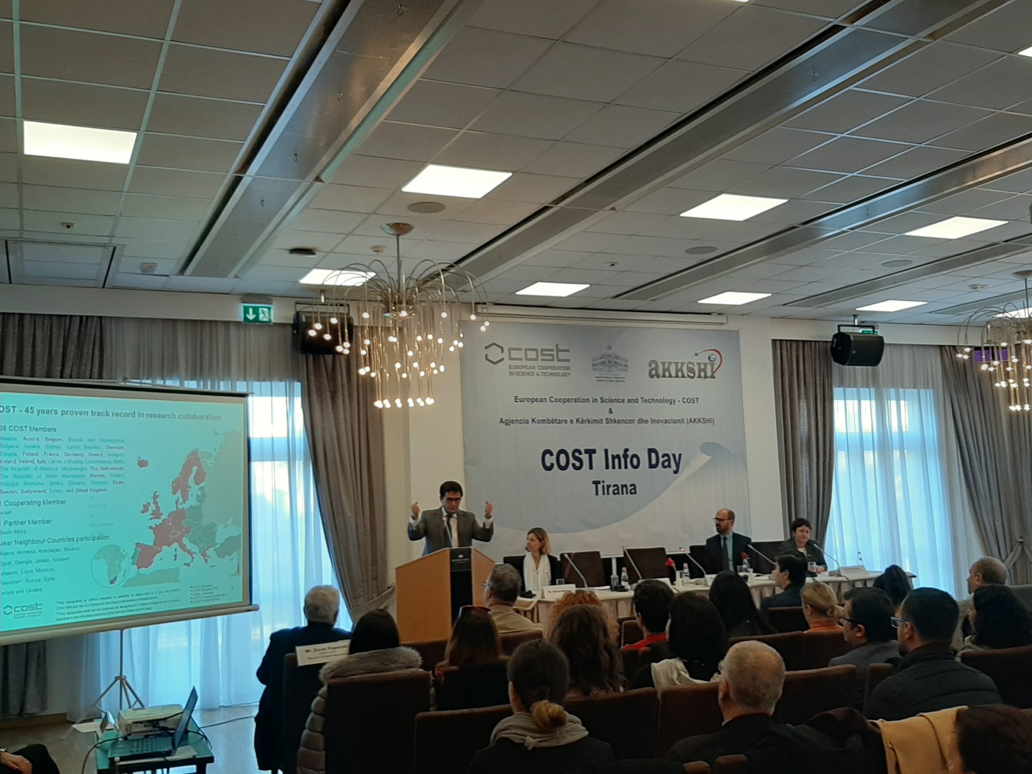 COST is yours! COST President addresses Tirana Info Day