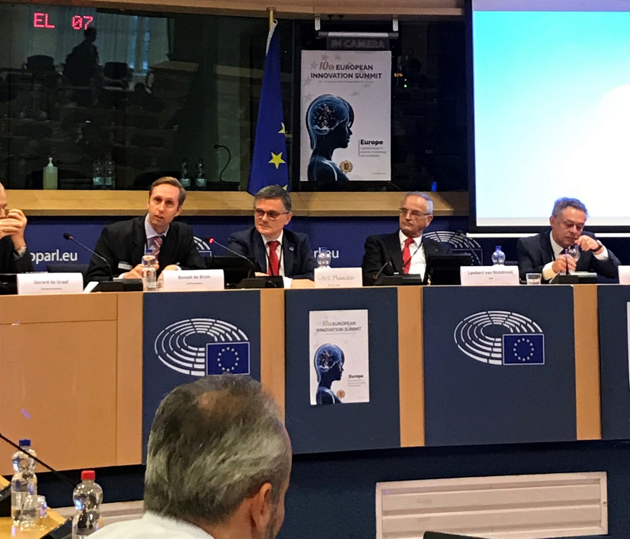 Ronald de Bruin plenary session Horizon Europe: The Future EU Reseach and Innovation Programme November 2018