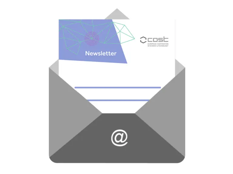 Illustration of an envelope with a letter coming out