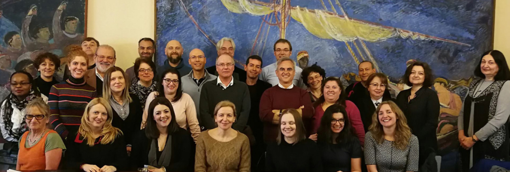 Group photo of 30+ researchers and innovations from a COST Action network