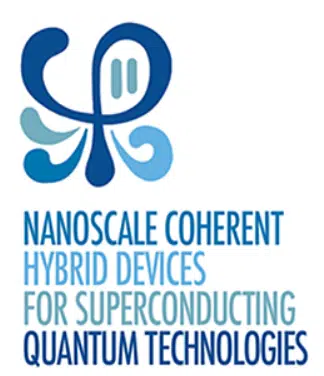 Blue logo of the COST Action NANOSCALE COHERENT HYBRID DEVICES FOR SUPERCONDUCTING QUANTUM TECHNOLOGIES